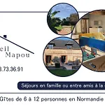 Nouveaute 2026 Piscine Chauffee - Le De Soleilmapou Pour 12 Personnes En Normandie Pres De Fecamp Et D'etretat, Ideal Grandes Tribus, Vous Pouvez Me Contacter Sur Les De Soleilmapou Tatil Evi Ganzeville