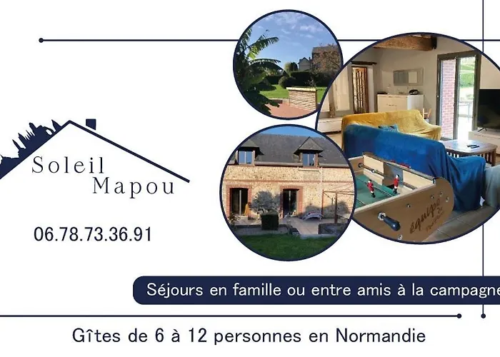 Les De Soleilmapou: Spacious Family Retreat With Garden & Games Holiday home Ganzeville